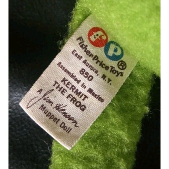 Vintage Kermit the Frog 1976 Fisher Price #850 Jim Henson Muppets Doll Toy 19" - Picture 6 of 13
